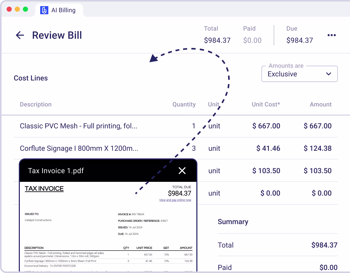 Eliminate Manual Data Entry with AI-Driven Bill & Receipt Scanning