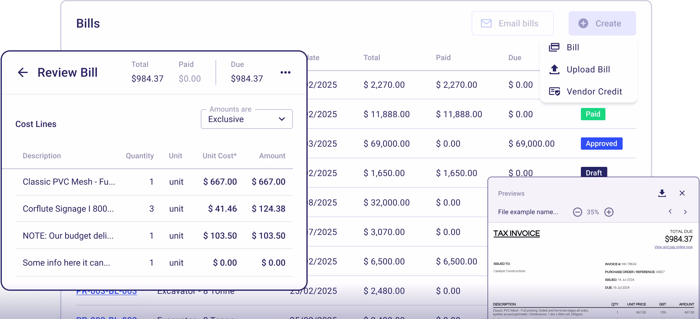 Capture and Process Bills Effortlessly