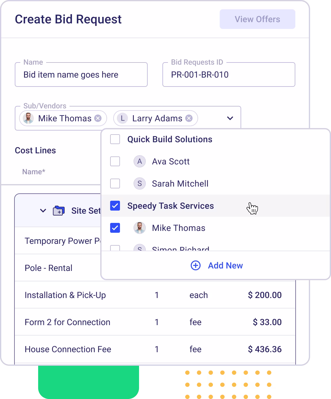 Simplify Bid Requests for Faster, More Competitive Pricing