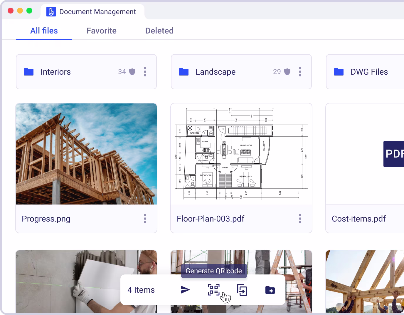 Store, Manage, and Share All Your Construction Documents in One Platform
