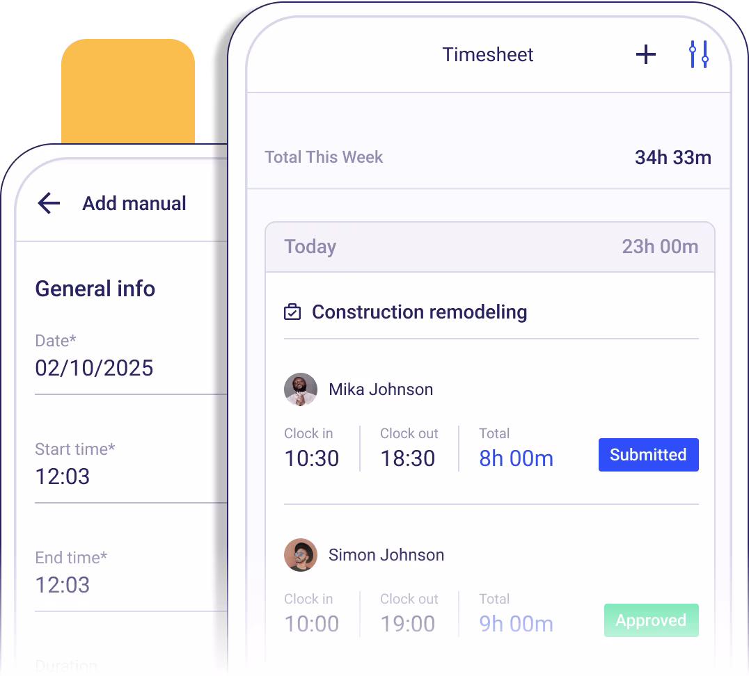 Field-Submitted Timesheets Made Simple