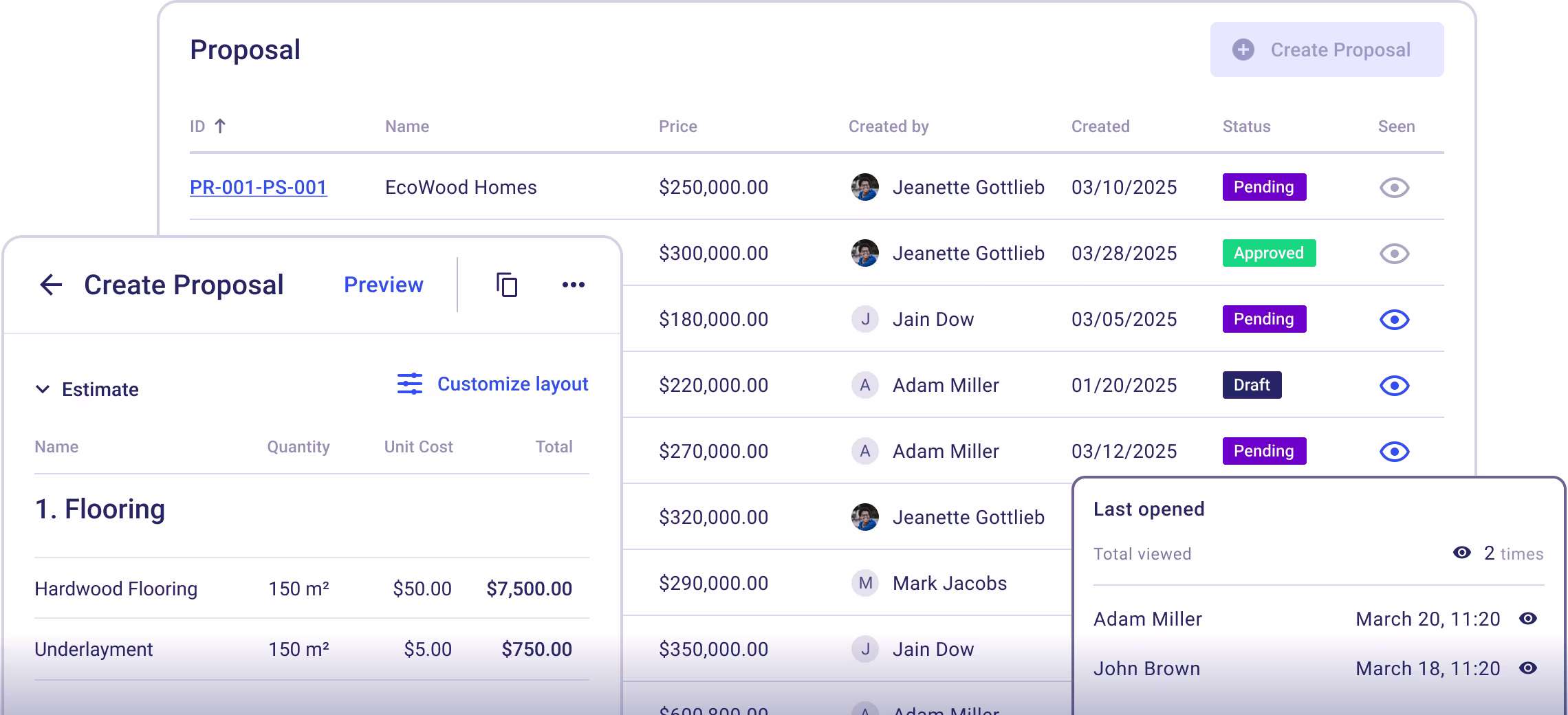 Turn Estimates Into Winning Proposals in Minutes