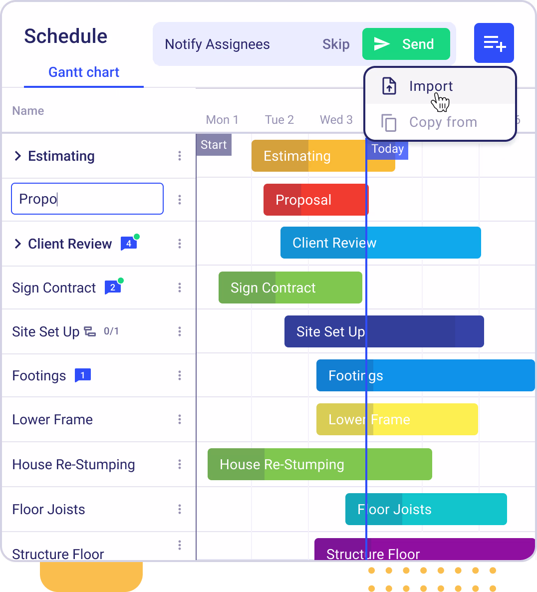 Unlock the Benefits of Smarter Construction Scheduling with Visualized Timelines and Real-Time Updates