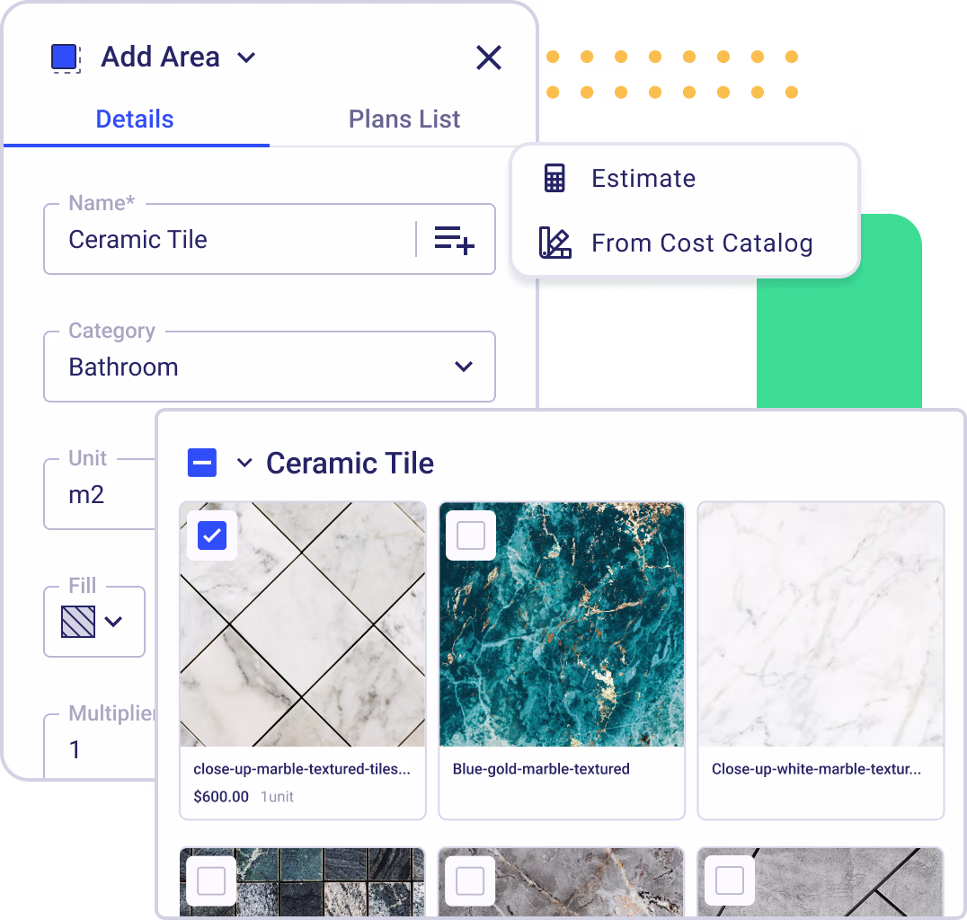 Maximize Accuracy with Cost Catalog-Linked Takeoffs