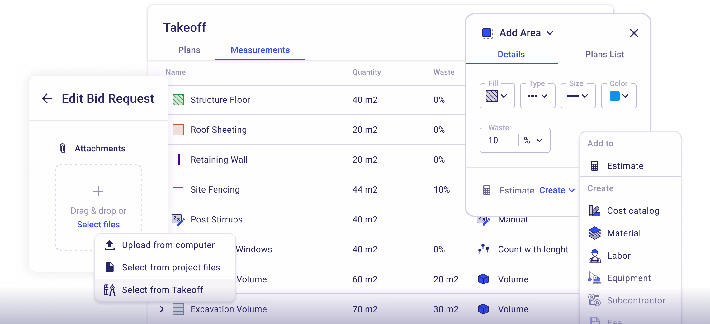 Unify Takeoff and Project management with One Platform